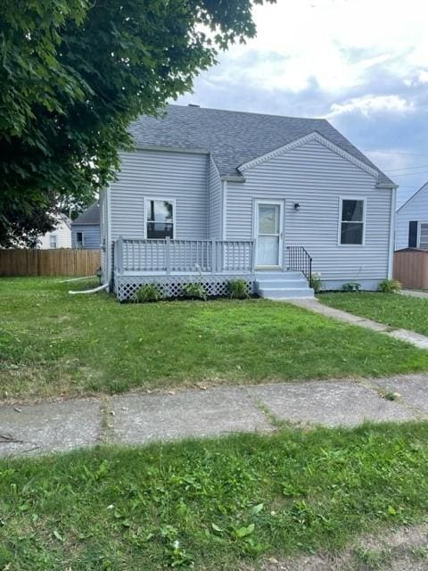 508 Baylor Rd, Elmira-City, NY 14904 - view of front of house featuring roof with shingles and a deck