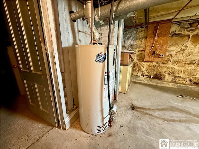 118 S 8th St, Olean-City, NY 14760 - utility room featuring gas water heater