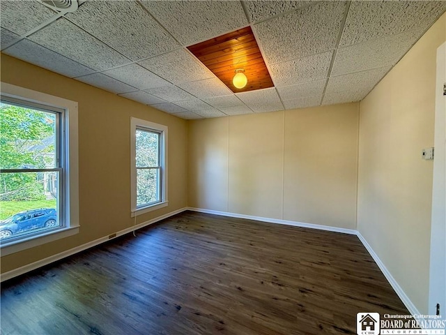 118 S 8th St, Olean-City, NY 14760 - unfurnished room with dark wood-type flooring and baseboards