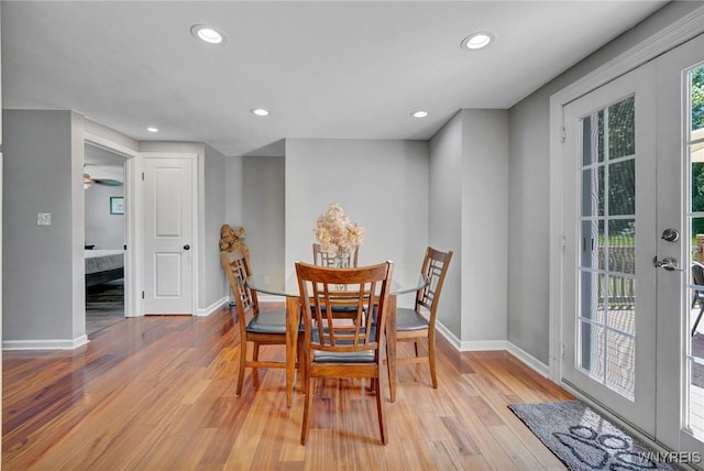 4964 Meadowbrook Rd, Clarence, NY 14221 - dining space featuring light wood-type flooring and recessed lighting
