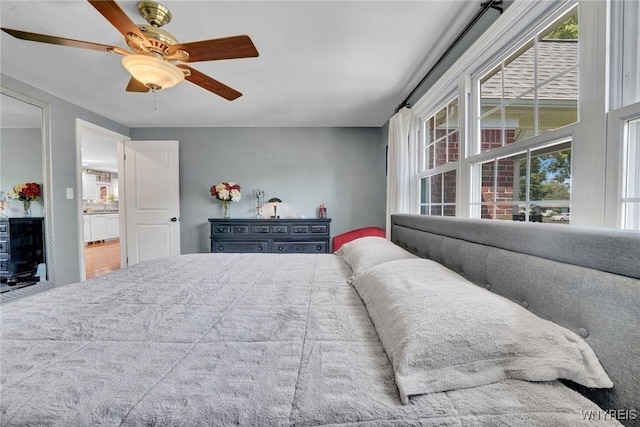 4964 Meadowbrook Rd, Clarence, NY 14221 - bedroom with a ceiling fan