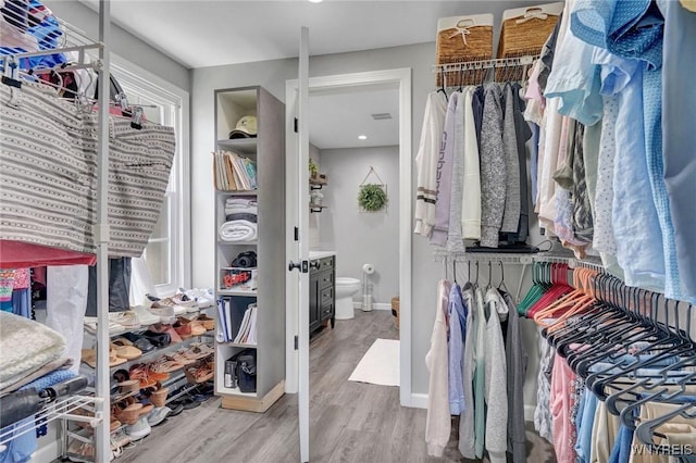 4964 Meadowbrook Rd, Clarence, NY 14221 - spacious closet with wood finished floors