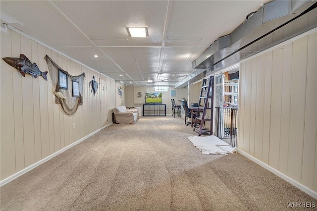 4964 Meadowbrook Rd, Clarence, NY 14221 - basement with carpet floors