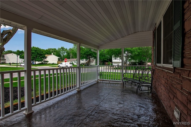 355 Fawn, West Seneca, NY 14224 - covered porch featuring a lawn and a residential view