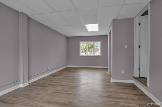 355 Fawn, West Seneca, NY 14224 - spare room with a drop ceiling and wood finished floors