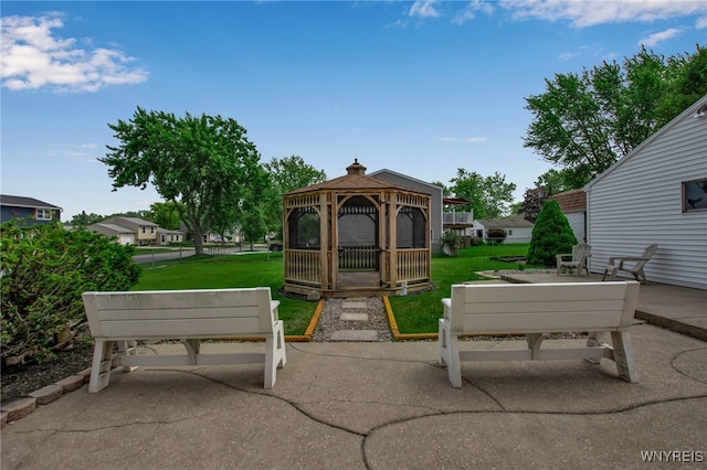 355 Fawn, West Seneca, NY 14224 - view of patio / terrace featuring a gazebo