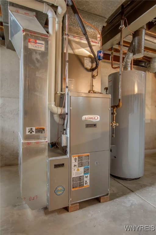 355 Fawn, West Seneca, NY 14224 - utilities with water heater and heating unit