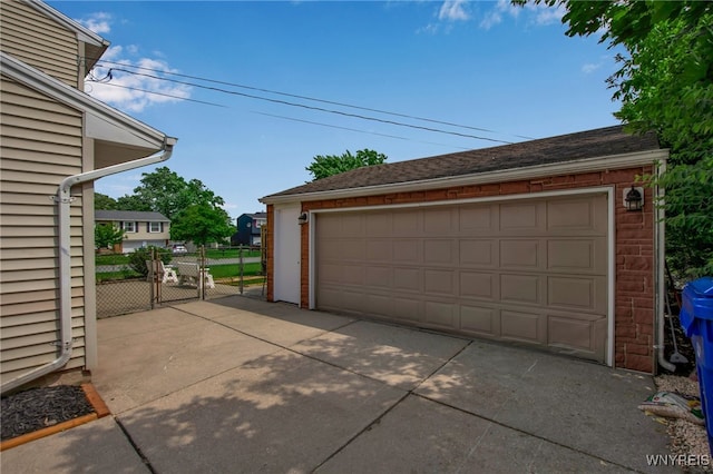 355 Fawn, West Seneca, NY 14224 - detached garage with a gate