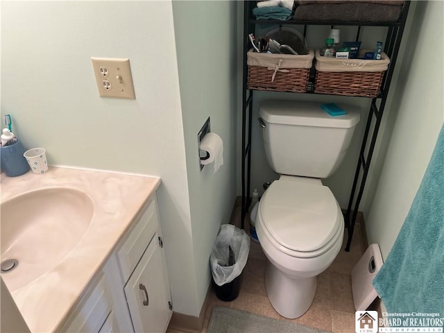 34 Oneida Dr, Chautauqua, NY 14728 - bathroom with vanity and tile patterned floors