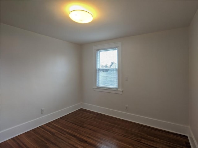 120 Whiteford Rd, Rochester, NY 14620 - empty room featuring baseboards and dark wood-style floors