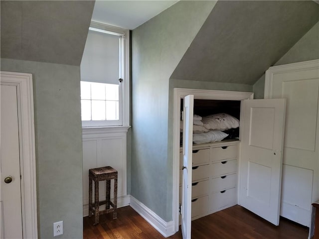 25 Francis Ave, Norwich, NY 13815 - bonus room with dark wood-type flooring and lofted ceiling