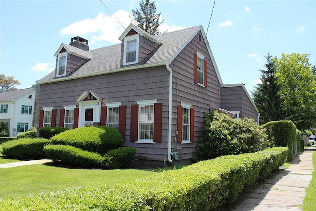 25 Francis Ave, Norwich, NY 13815 - view of side of property with a chimney and a shingled roof