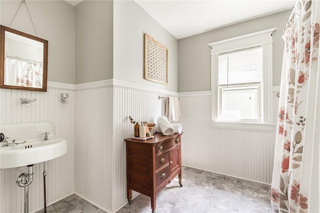 190 Laburnam Cres, Rochester, NY 14620 - full bathroom featuring wainscoting