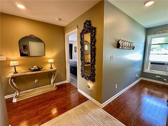 187 Seaward Ave, Bradford-City, PA 16701 - corridor featuring wood finished floors, recessed lighting, and cooling unit