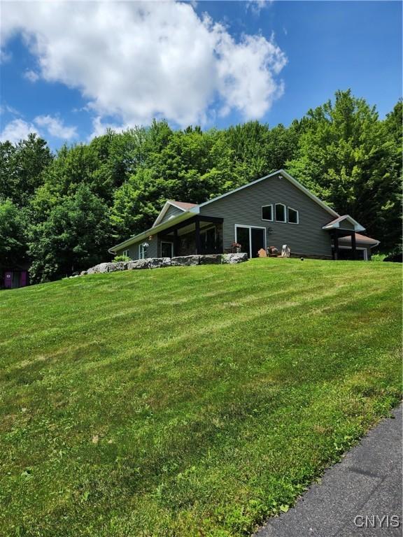 1683 Song Mountain Rd, Preble, NY 13141 - view of front of property with a front yard