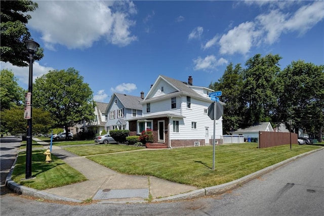 138 Cherry Rd, Rochester, NY 14612 - view of front of home with a chimney