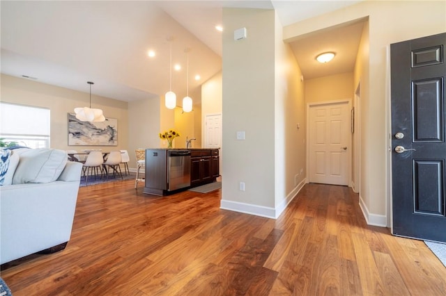 246 Maryview Dr, Penfield, NY 14580 - entrance foyer featuring wood finished floors and baseboards