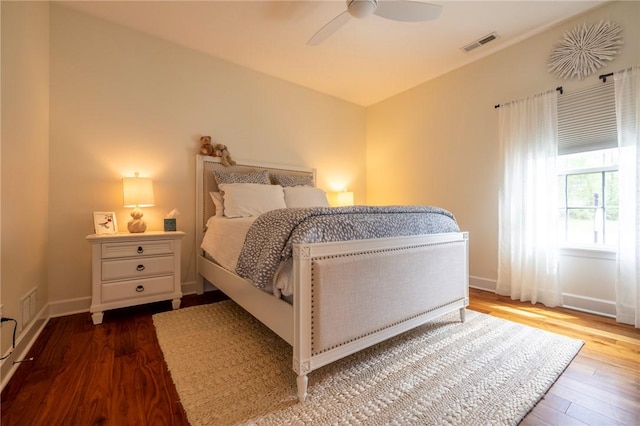 246 Maryview Dr, Penfield, NY 14580 - bedroom with wood finished floors and ceiling fan