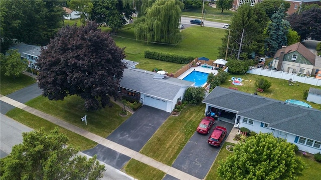 164 Queens Ln, Irondequoit, NY 14617 - bird's eye view of a pool area