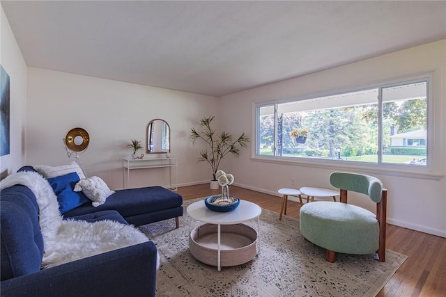 164 Queens Ln, Irondequoit, NY 14617 - living room with wood finished floors and baseboards