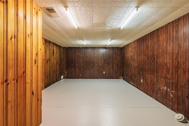 164 Queens Ln, Irondequoit, NY 14617 - finished below grade area with wooden walls