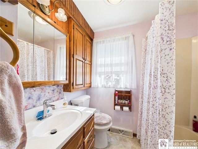 407 N Clark St, Olean, NY 14760 - full bathroom with vanity and a shower with curtain