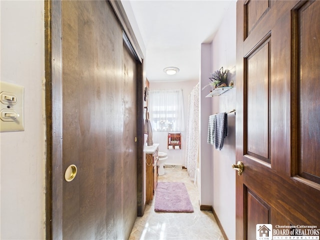 407 N Clark St, Olean, NY 14760 - corridor with baseboards