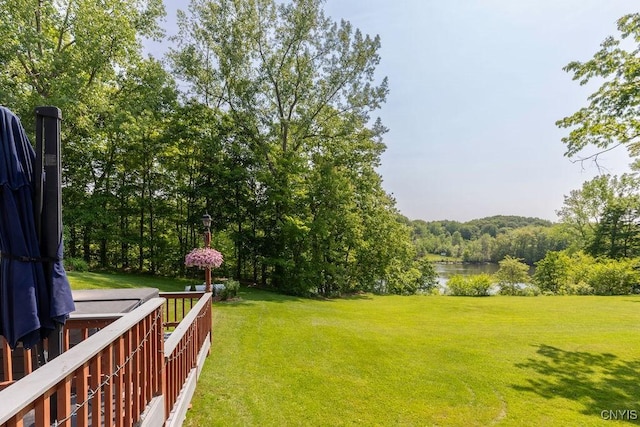 20 Hickory Grove Rd, Spur, Minetto, NY 13069 - view of grassy yard featuring a water view