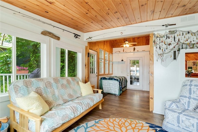 1753 Log Cabin Rd, Torrey, NY 14527 - sunroom / solarium with plenty of natural light and track lighting