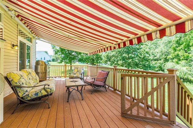 801 Surrey Hill Way, Henrietta, NY 14623 - deck with area for grilling