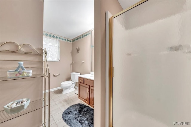 9555 The Maples, Clarence, NY 14031 - full bath with a shower stall, tile patterned flooring, and vanity