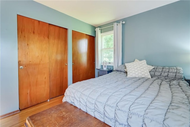 85 Campfire Rd N, Henrietta, NY 14467 - bedroom featuring two closets and wood finished floors