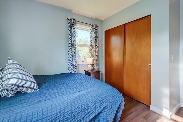 85 Campfire Rd N, Henrietta, NY 14467 - bedroom featuring wood finished floors and a closet