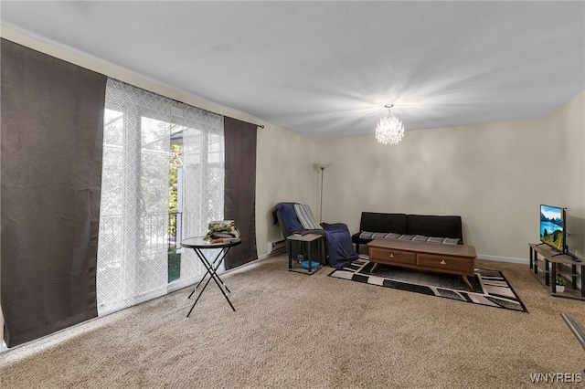 335 S Cayuga Rd Unit B, Amherst, NY 14221 - office space with carpet floors and a chandelier