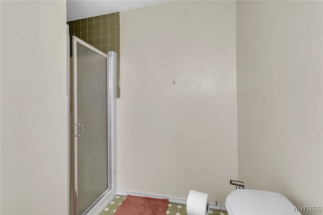 335 S Cayuga Rd Unit B, Amherst, NY 14221 - bathroom with toilet and a shower stall