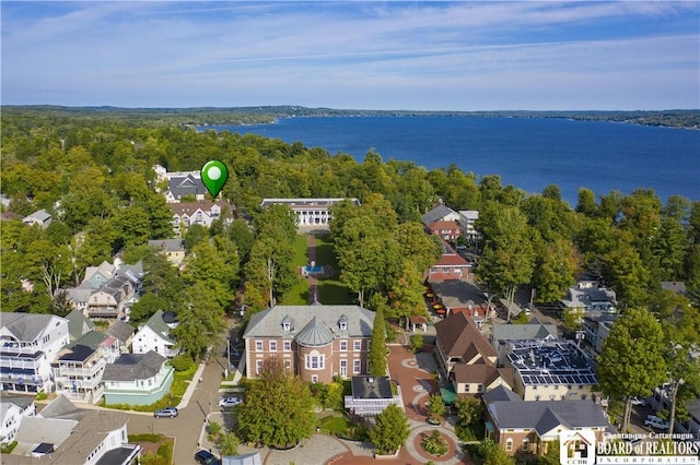 1 Pratt Ave Unit 302, Chautauqua, NY 14722 - aerial view of residential area featuring a nearby body of water