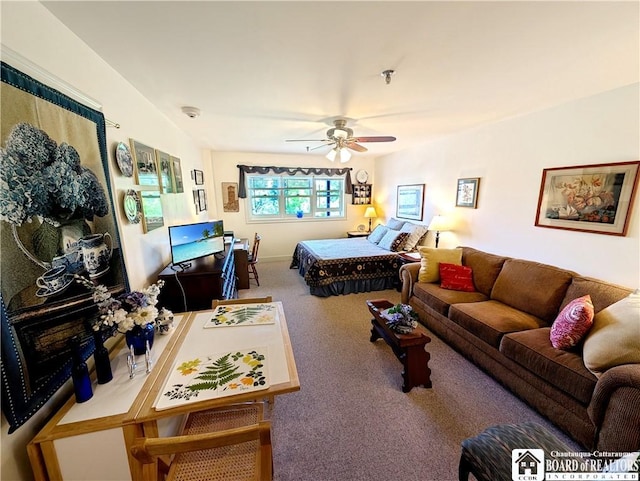 1 Pratt Ave Unit 302, Chautauqua, NY 14722 - bedroom featuring carpet and ceiling fan