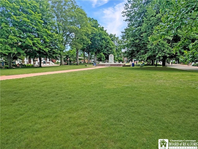 1 Pratt Ave Unit 302, Chautauqua, NY 14722 - surrounding community with a lawn