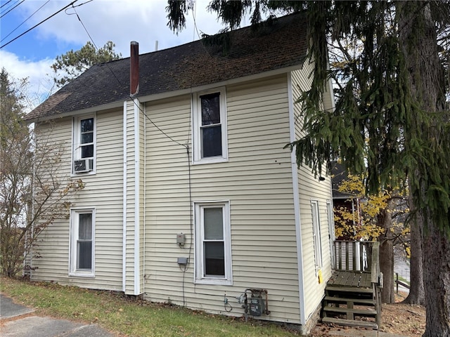 57 Ravine St, Hornell, NY 14843 - view of side of property with roof with shingles