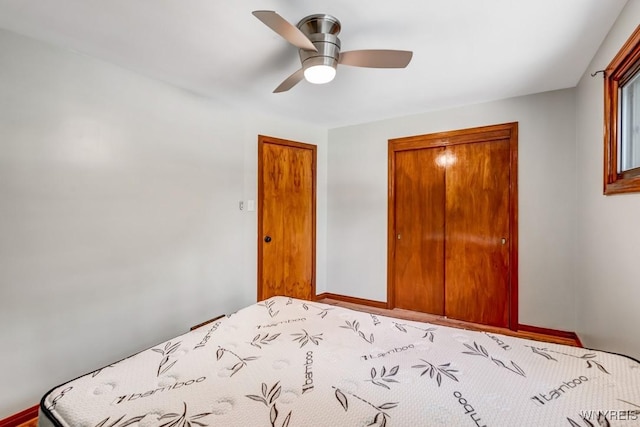 44 Deuro Dr, Niagara Falls, NY 14304 - bedroom with a closet and ceiling fan