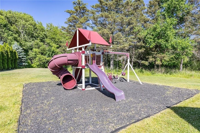 996 Summer Creek Ln, Webster, NY 14580 - view of playground featuring a lawn