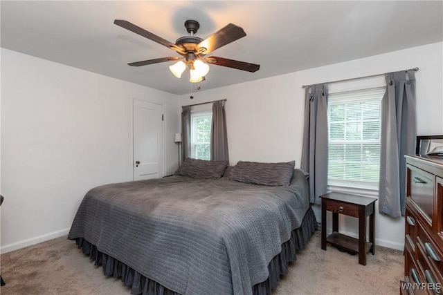 29 Charlestown Rd, Amherst, NY 14226 - bedroom featuring light carpet and ceiling fan