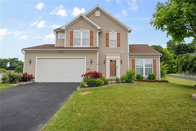 18 Butterfly Ln, Henrietta, NY 14586 - traditional-style house featuring driveway and a front yard