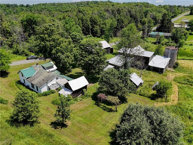 212 Hill Rd, Danby, NY 14001 - bird's eye view of a heavily wooded area