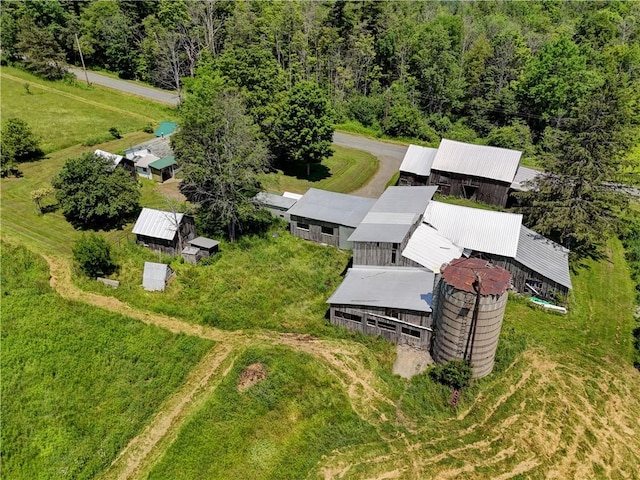 212 Hill Rd, Danby, NY 14001 - view of subject property with a heavily wooded area