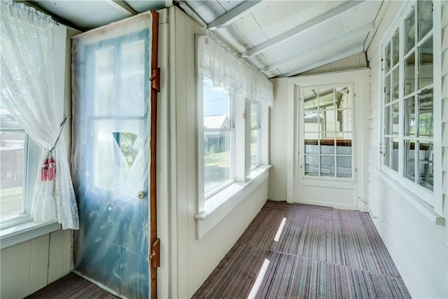 212 Hill Rd, Danby, NY 14001 - unfurnished sunroom with vaulted ceiling