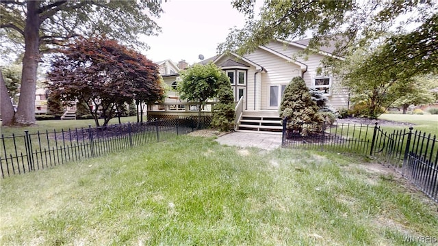 6097 Wellesley Cmn, Clarence, NY 14051 - obstructed view of property featuring a deck