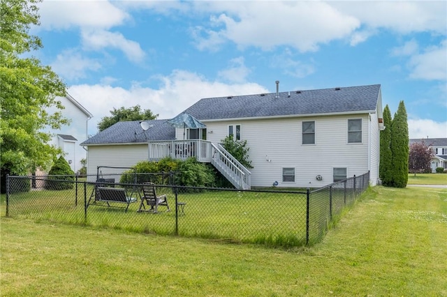 11 Wenrich Cir, Henrietta, NY 14586 - back of property featuring a deck