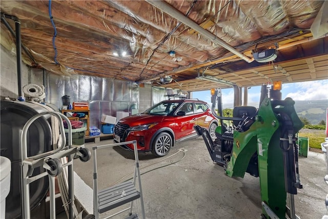 4570 Vine Rd, Jerusalem, NY 14527 - garage with a garage door opener
