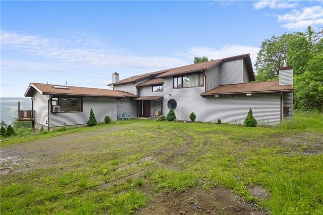 4570 Vine Rd, Jerusalem, NY 14527 - view of front of home with a chimney
